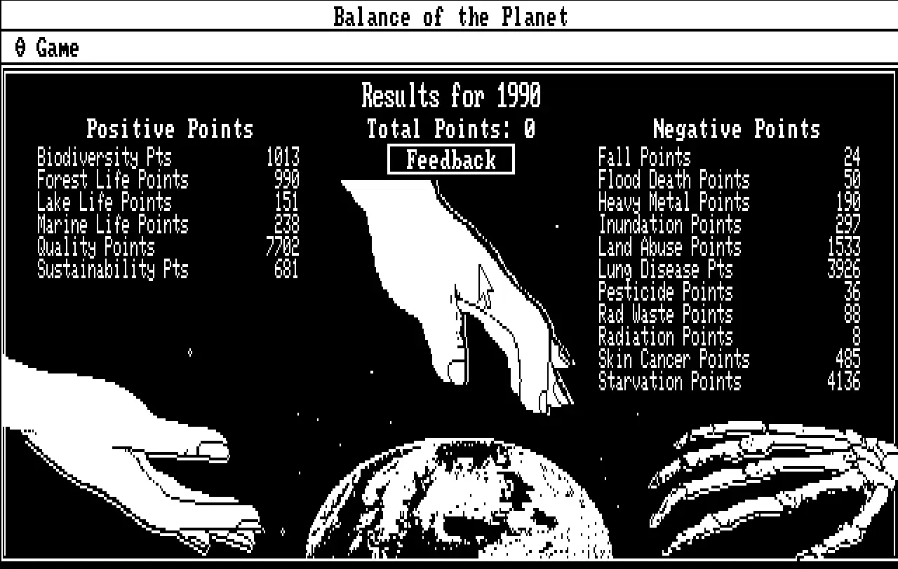 Screenshot from “The Balance of the Planet”