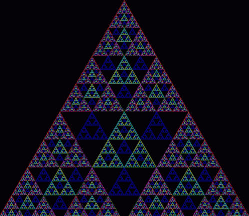 Animated Sierpenski triangle